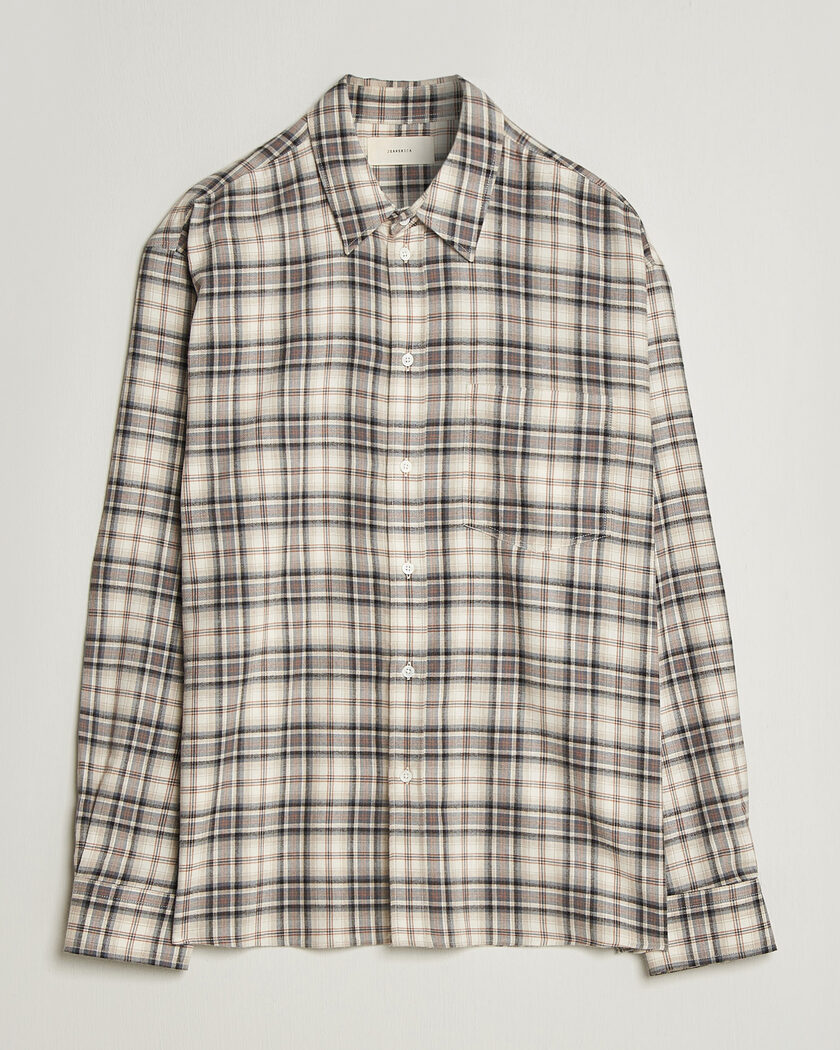 Jeanerica Byron Checked Flannel Shirt Brown – Ruskea