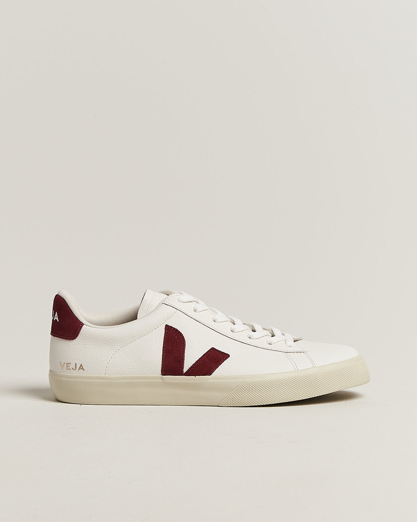 Veja Campo Sneaker White/Grenat – Valkoinen