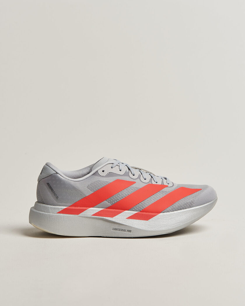 adidas Performance Adizero Evo SL Silver/Red – Harmaa