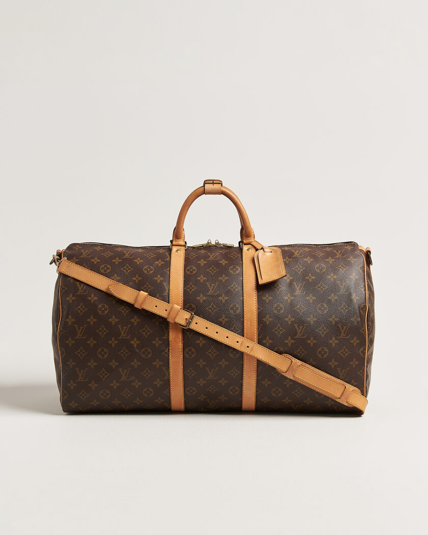 Louis Vuitton Pre-Owned Keepall Bandouliére 55 Monogram – Ruskea