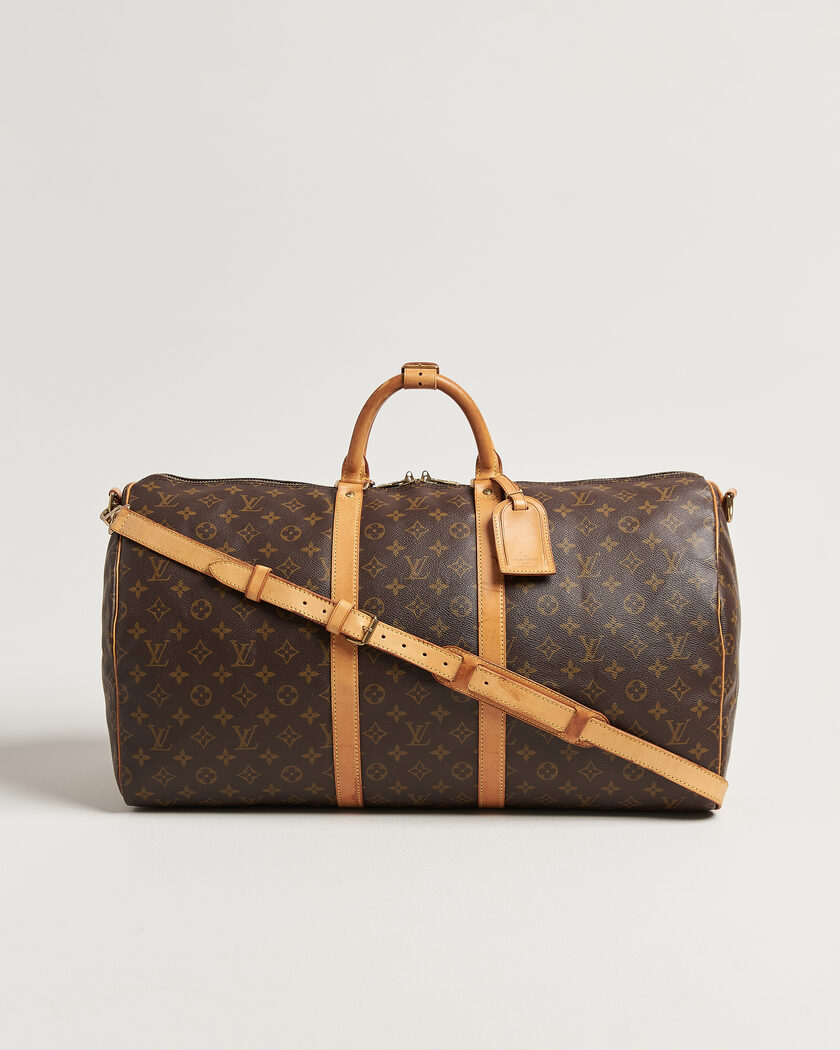 Louis Vuitton Pre-Owned Keepall Bandouliére 55 Monogram – Ruskea