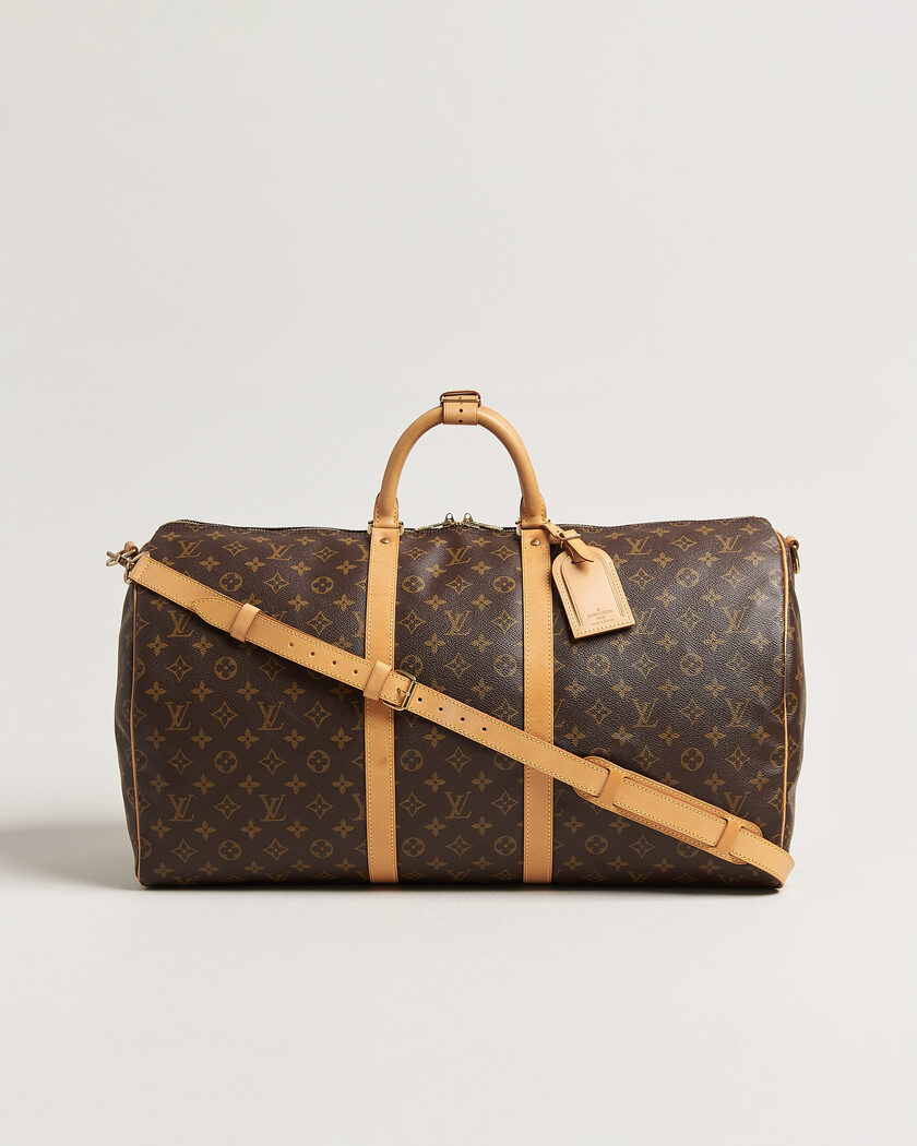 Louis Vuitton Pre-Owned Keepall Bandouliére 55 Monogram – Ruskea
