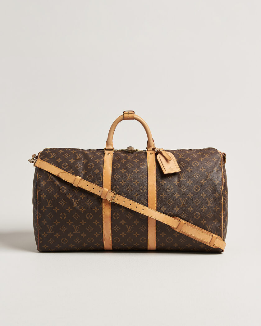 Louis Vuitton Pre-Owned Keepall Bandouliére 55 Monogram – Ruskea