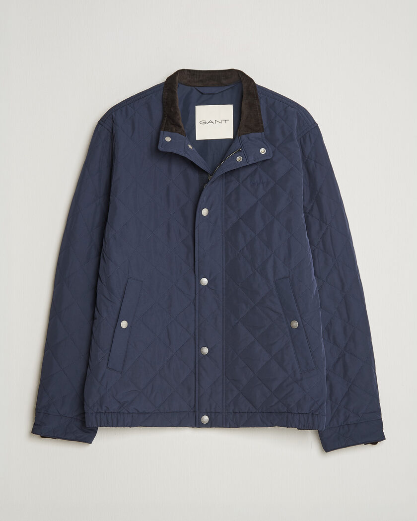 Gant Classic Quilted Jacket Evening Blue – Sininen