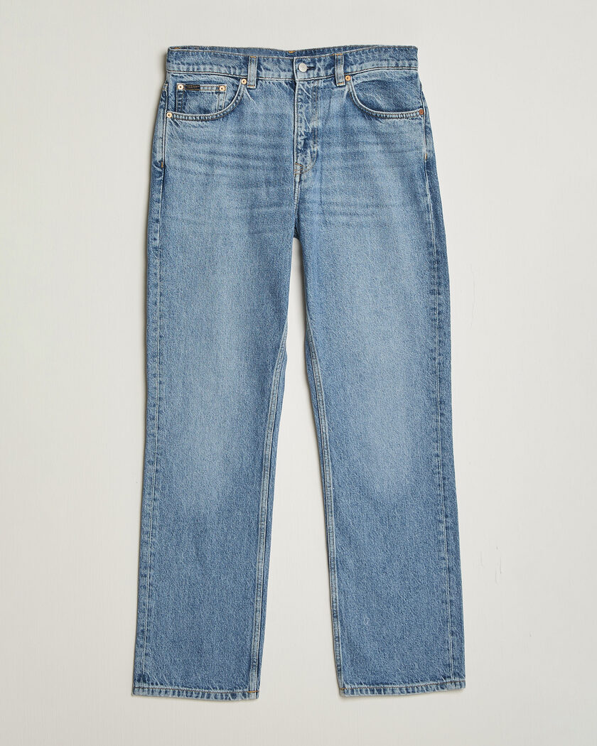 Gant Straight Fit Jeans Mid Blue Broken In – Sininen