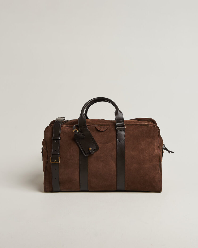 Gant Suede Duffle Bag Soil Brown – Ruskea