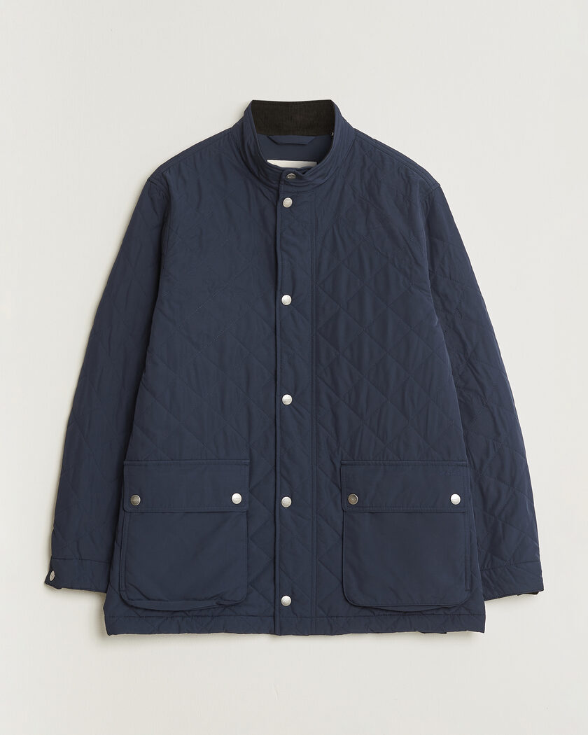 Gant Classic Quilted Mid Jacket Evening Blue – Sininen