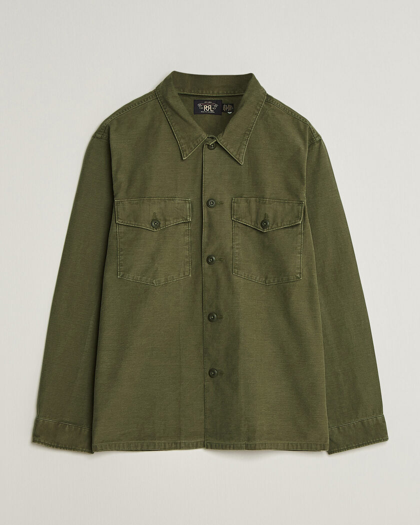 RRL Regiment Overshirt Olive – Vihreä