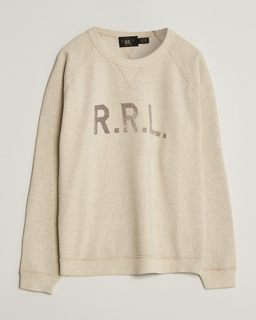 RRL Raglan Sleeve Sweatshirt Oatmeal Heather – Beige