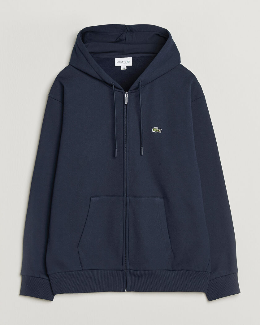 Lacoste Full Zip Hoodie Navy Blue – Sininen