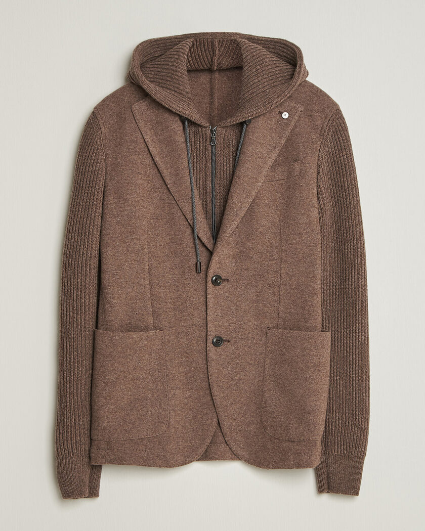 L.B.M. 1911 Ivan Hybrid Wool Blazer Brown – Ruskea