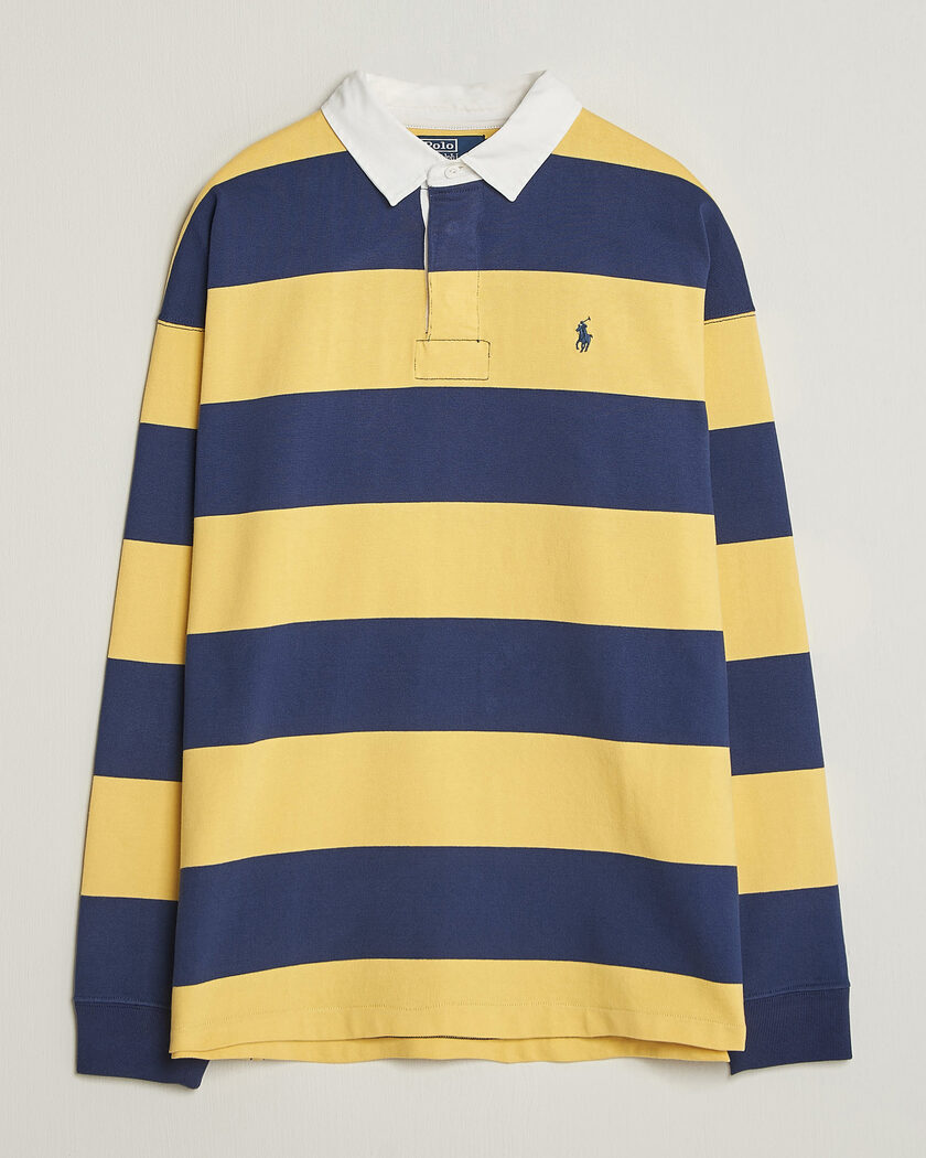 Polo Ralph Lauren Jersey Knitted Rugby Pullover Yellow/Cobolt – Monivärinen