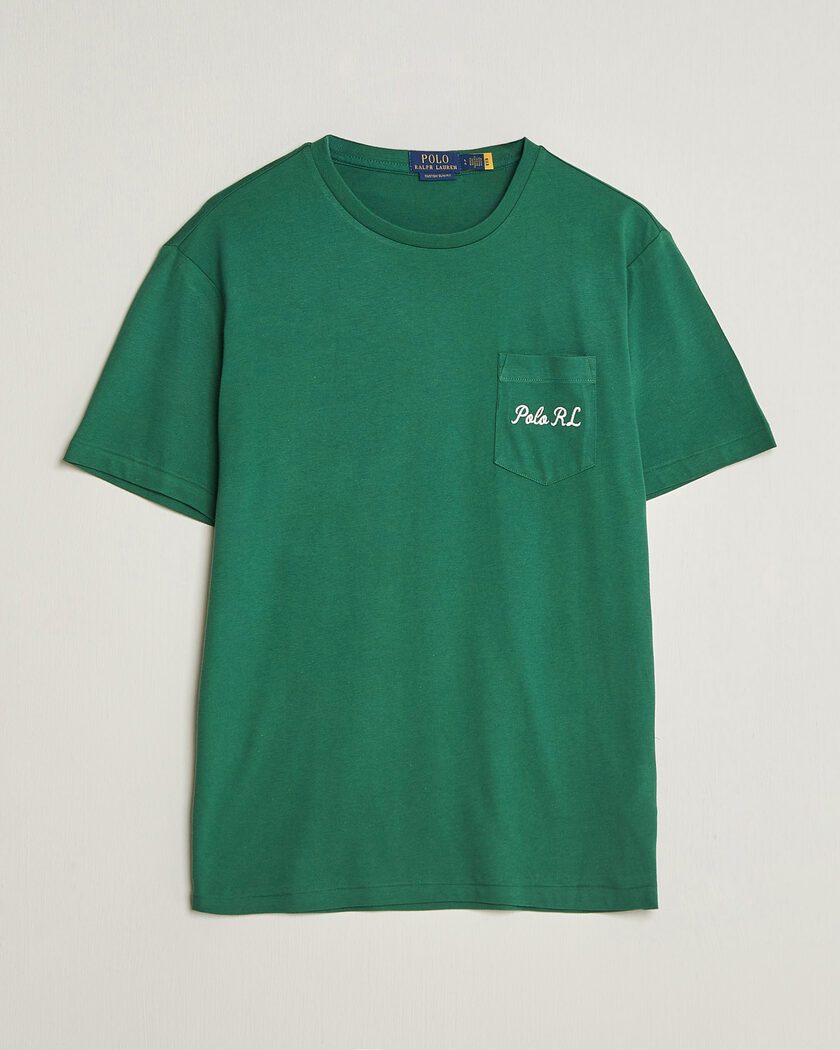 Polo Ralph Lauren Custom Slit Fit Bear T-Shirt Verano Green – Vihreä