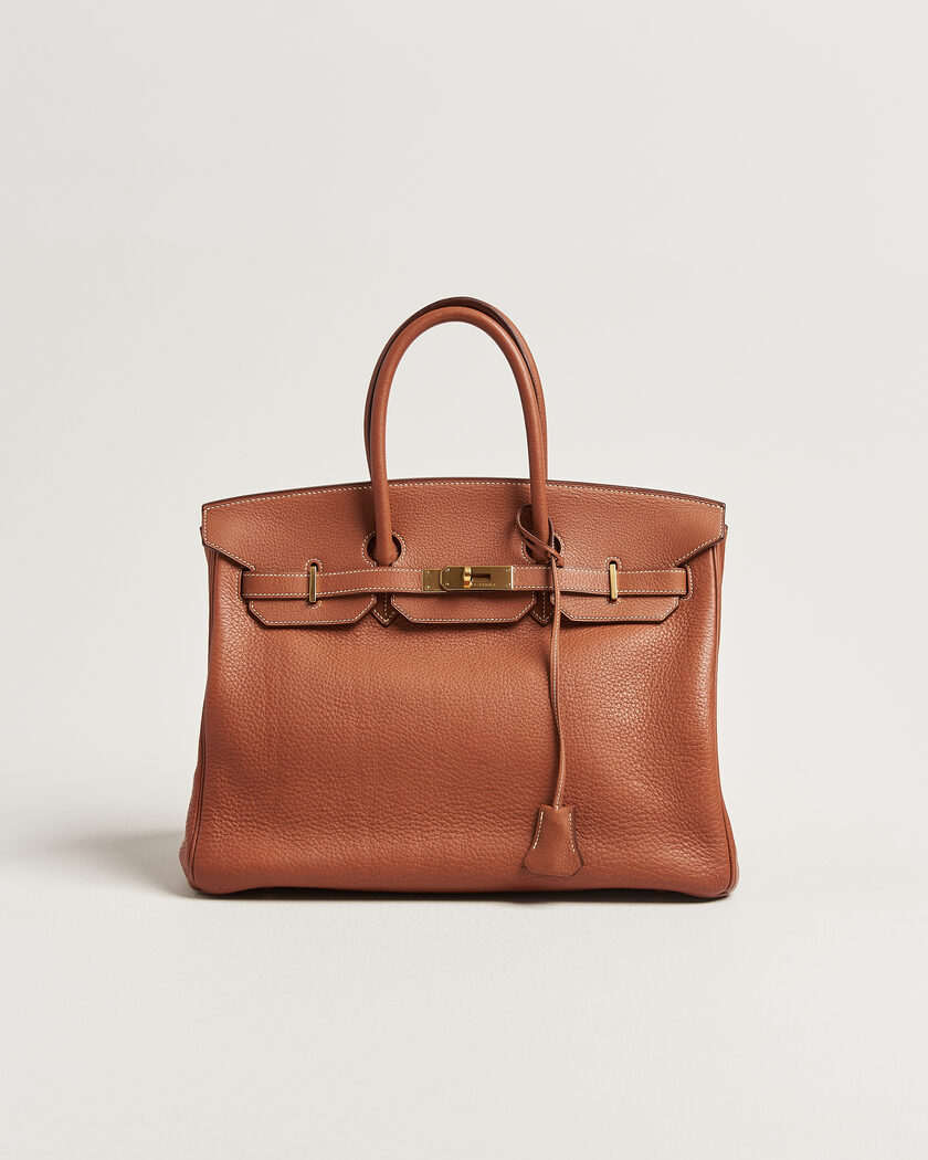 Hermès Pre-Owned Birkin 35 Togo Leather Cognac Brown – Ruskea
