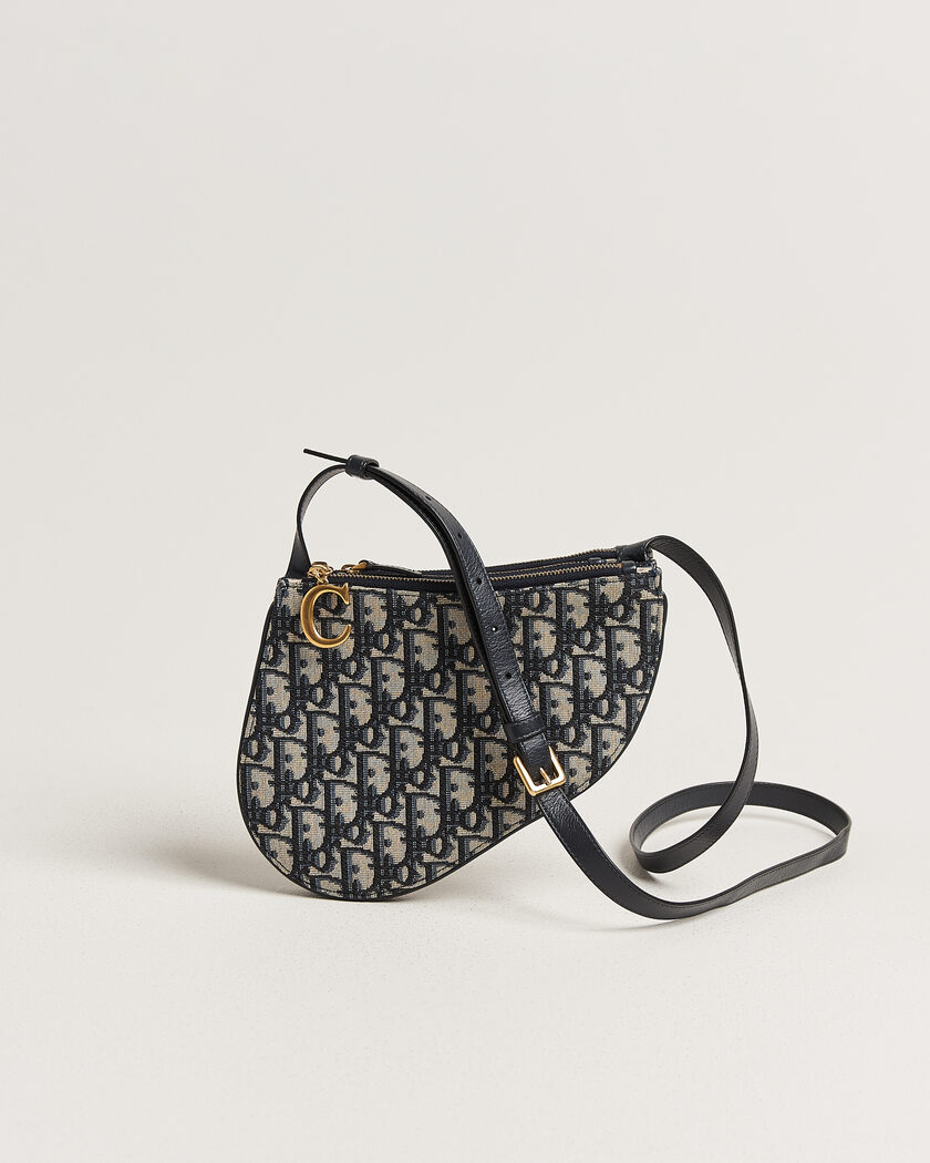 Dior Pre-Owned Saddle Oblique Rodeo Trio Pouch Blue – Sininen