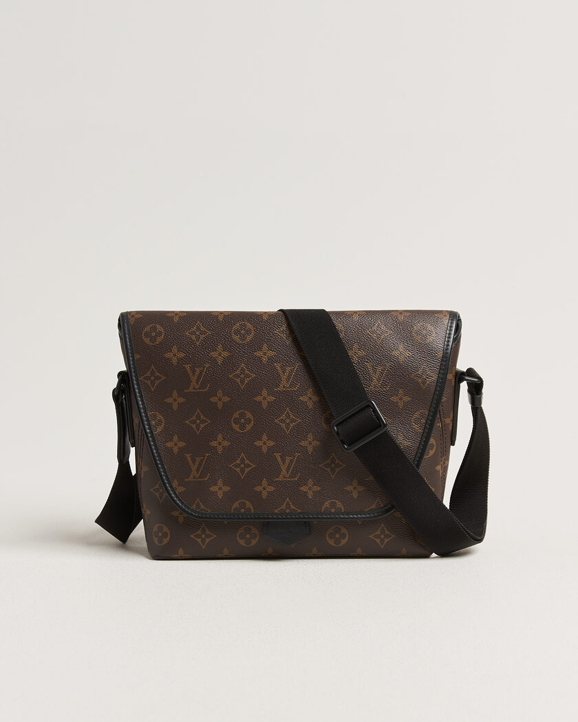 Louis Vuitton Pre-Owned Messenger Bag Monogram Macassar – Ruskea