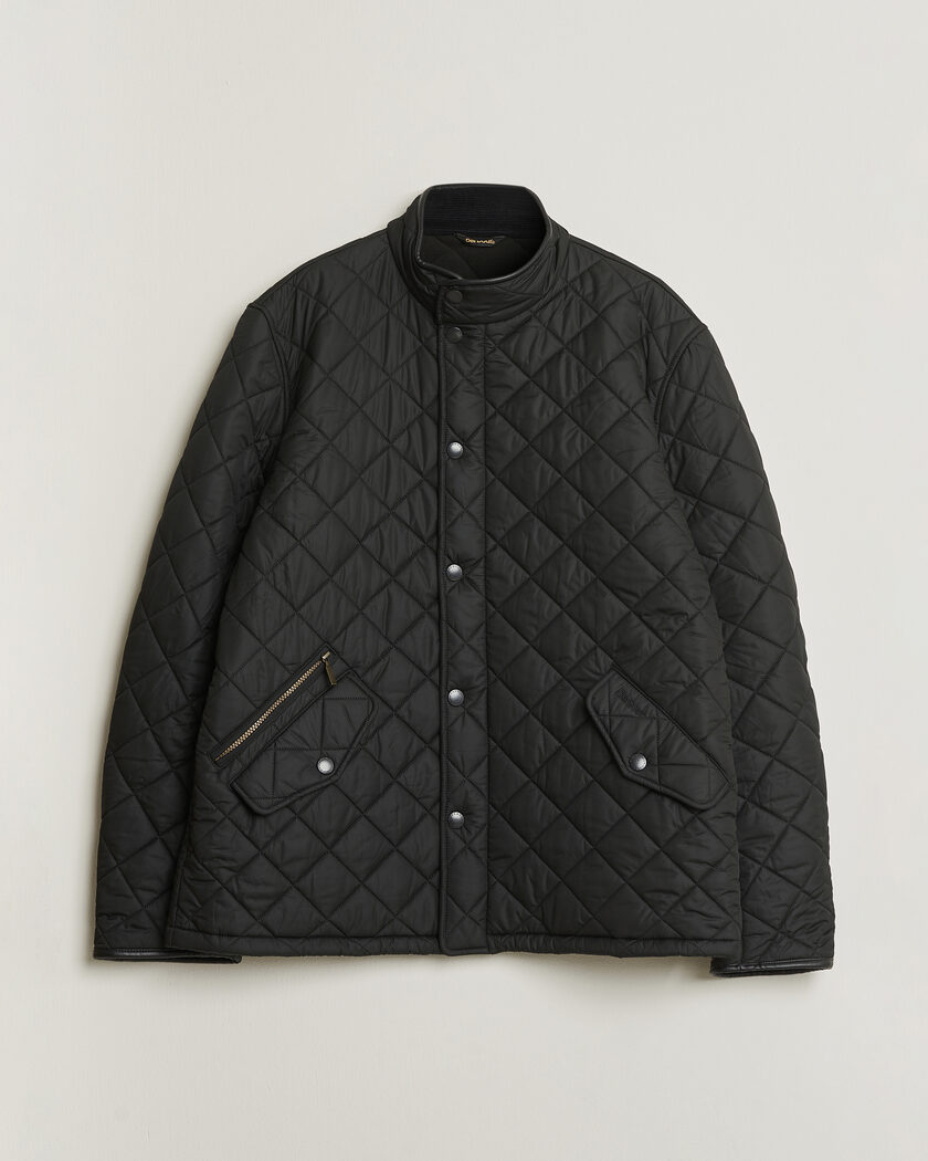 Pre-owned Barbour Lifestyle Powell Quilted Jacket Black XXL – Musta