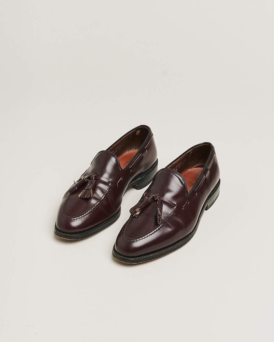 Pre-owned Allen Edmonds Grayson Loafer Burgundy US7/EU40 – Punainen