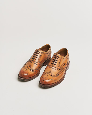 Pre-owned Grenson Brogue Cognac Calf UK7 - EU41 – Ruskea