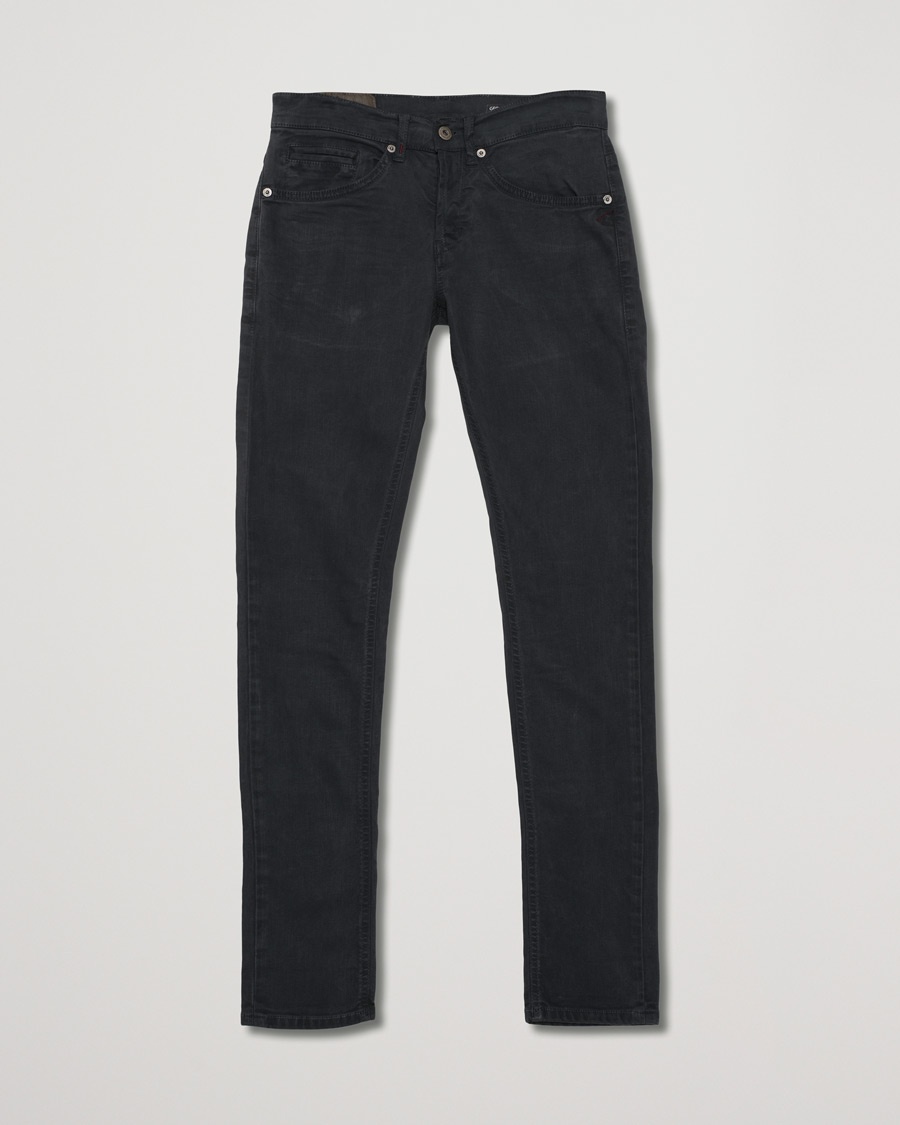 Pre-owned Dondup George 5-Pocket Washed Black – Musta