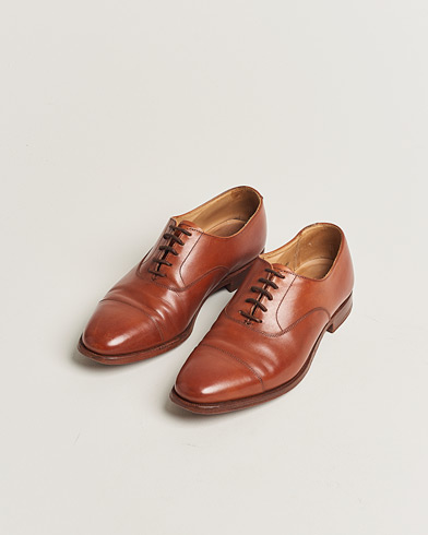 Pre-owned Crockett & Jones Connaught Oxford Chestnut Calf UK6 - EU40 – Ruskea