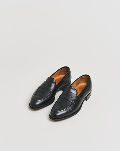 Pre-owned Edward Green Piccadilly Penny Loafer Black Calf UK7,5 - EU41,5 – Musta