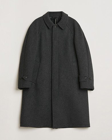 Pre-owned Mackintosh Boston Wool Overcoat Grey M – Harmaa