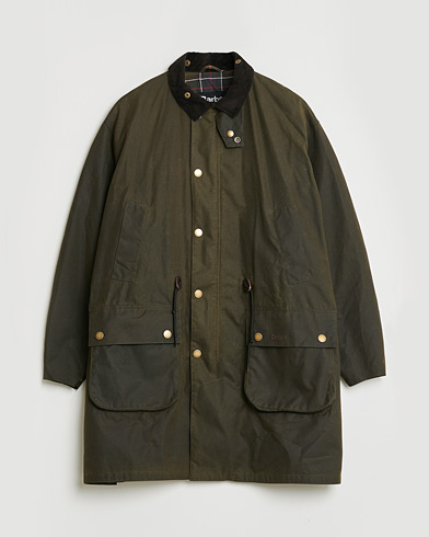 Pre-owned Barbour Heritage Bedale Wax Trench Coat Olive M – Vihreä