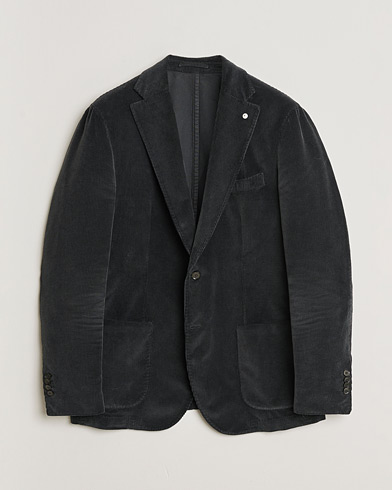 Pre-owned L.B.M. 1911 Jack Corduroy Blazer Grey 54