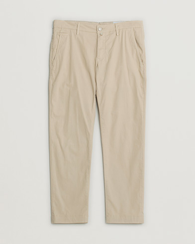 Pre-owned Jacob Cohën Bobby Cotton Gabardine Chinos Beige – Beige