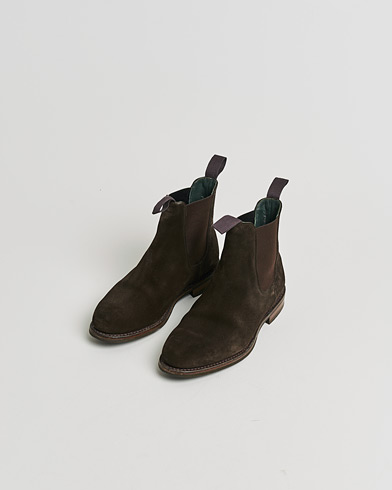 Pre-owned Drake's Chelsea Boot Brown Suede UK9 - EU43 – Ruskea