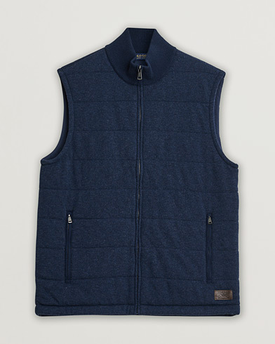 Pre-owned Polo Golf Knitted Wool Vest Navy L – Sininen