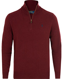  Merino Half Zip Classic Wine