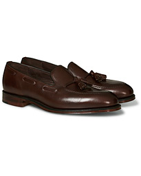  Russell Tassel Loafer Dark Brown Calf