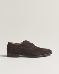  Truman Suede Oxford Toe Cap Dark Brown