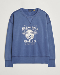  Graphic Fleece Sweatshirt Blue Heaven