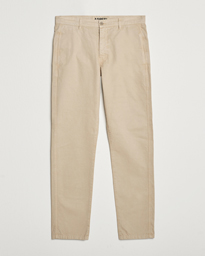  Garment Dyed Cotton Pants Beige