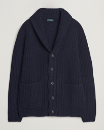  Shawl Collar Cardigan Navy