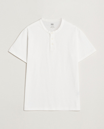  Short Sleeve Henley White