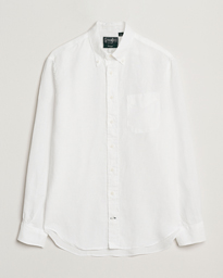  Button Down Linen Shirt White