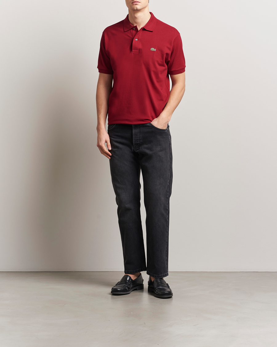 Mies | Pikeet | Lacoste | Original Polo Piké Bordeaux
