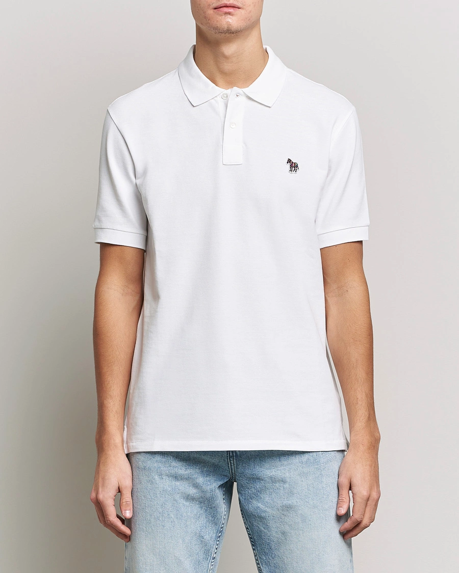 Mies | Vaatteet | PS Paul Smith | Regular Fit Zebra Polo White