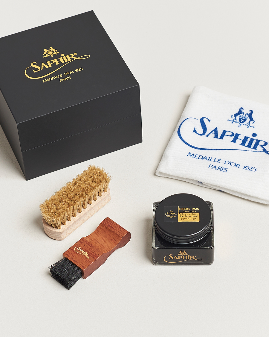 Mies | Saphir Medaille d'Or | Saphir Medaille d\'Or | Gift Box Creme Pommadier Black & Brush