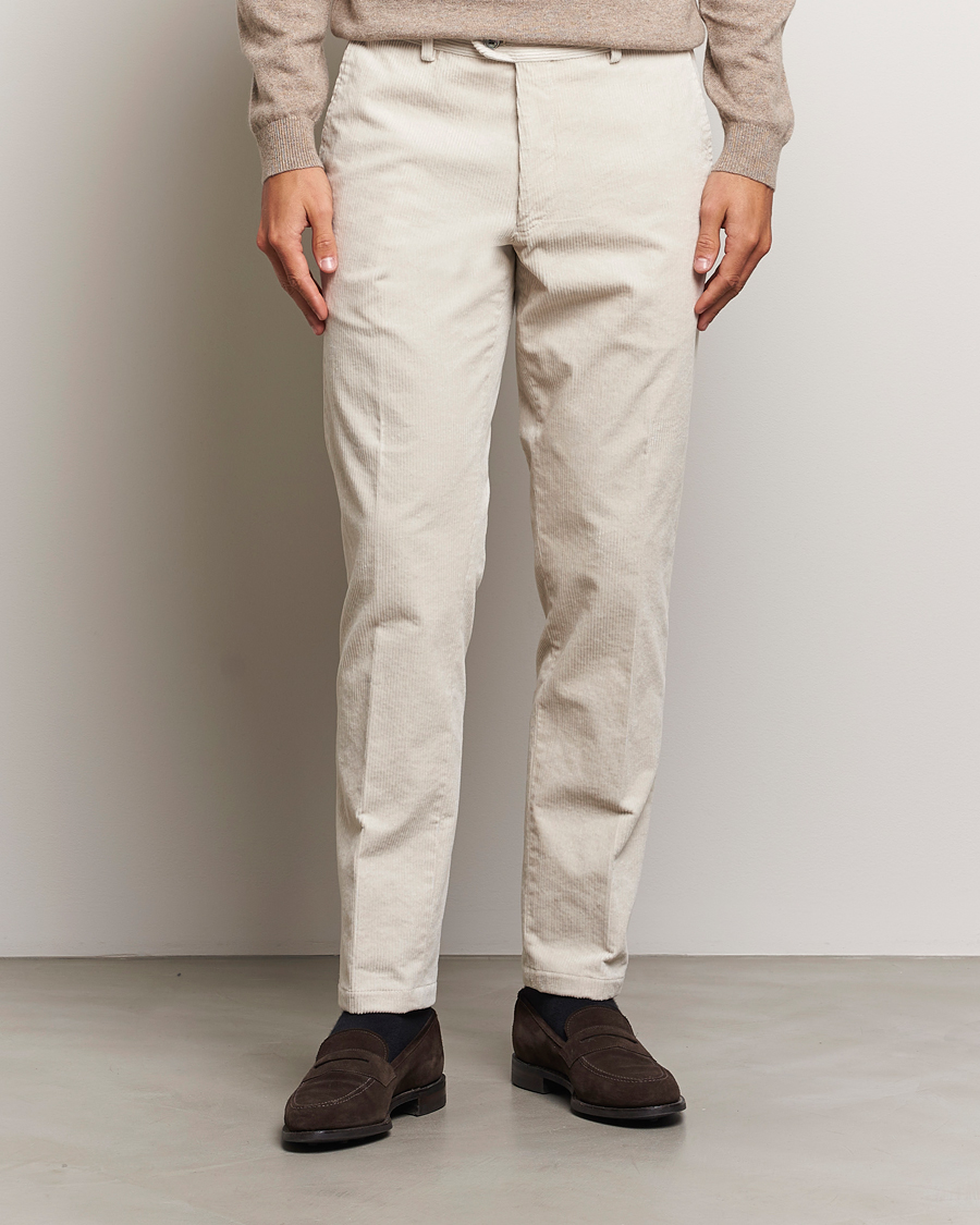 Mies |  | Oscar Jacobson | Denz Corduroy Trousers White