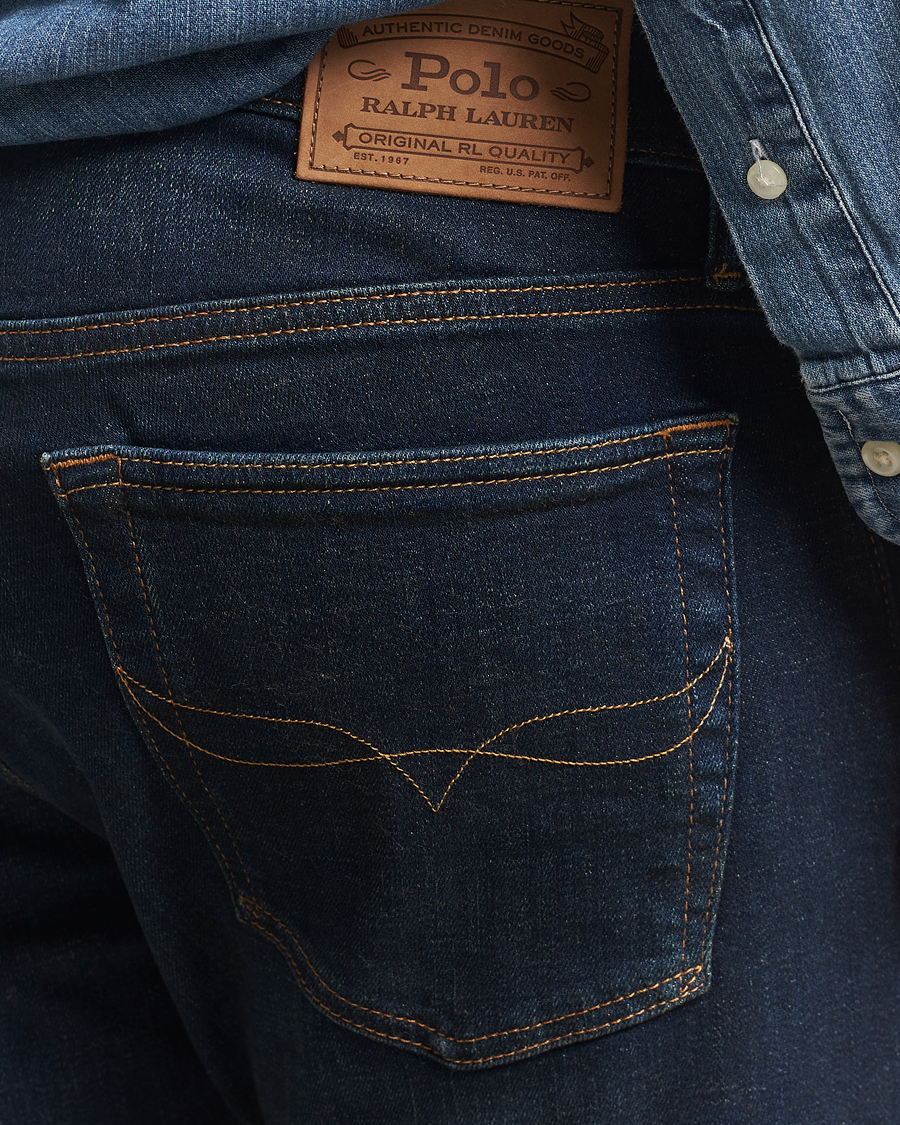 Mies | Farkut | Polo Ralph Lauren | Sullivan Slim Fit Murphy Stretch Jeans Mid Blue