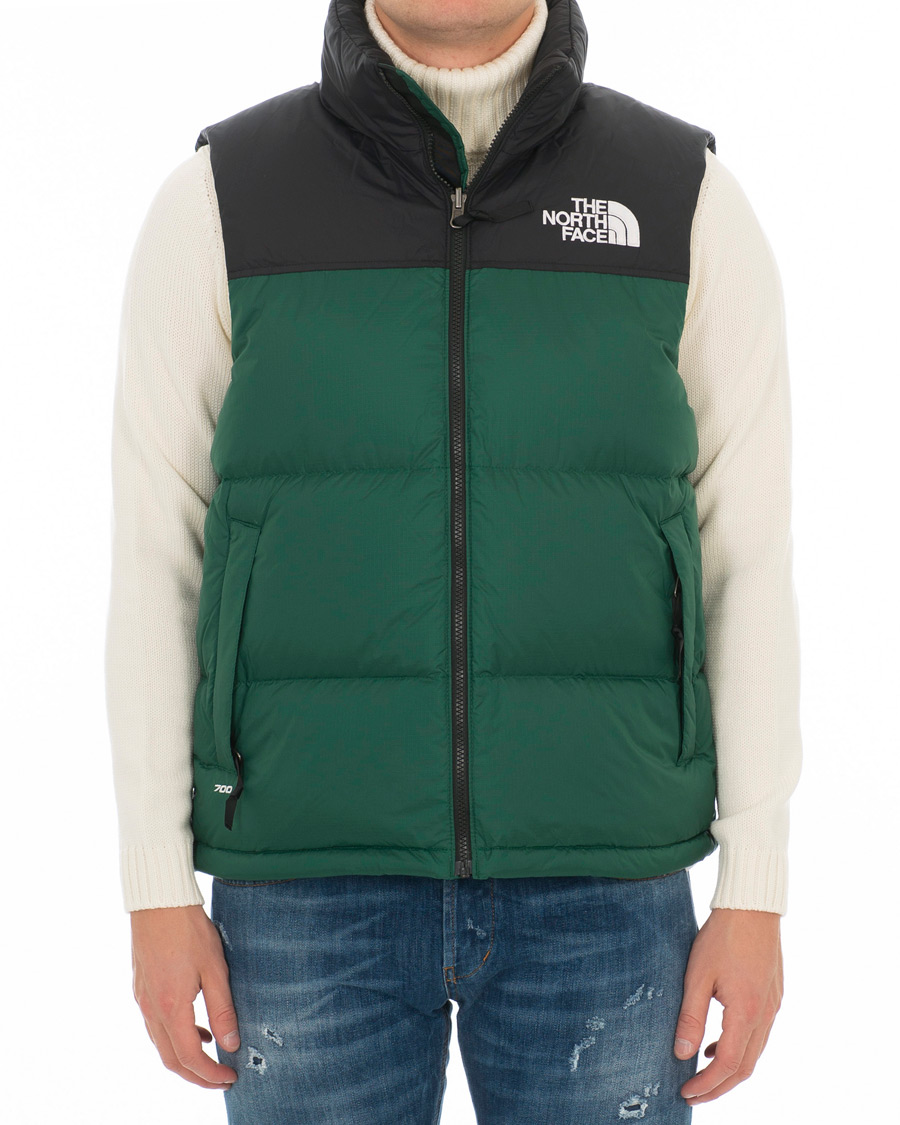 North face deals green vest