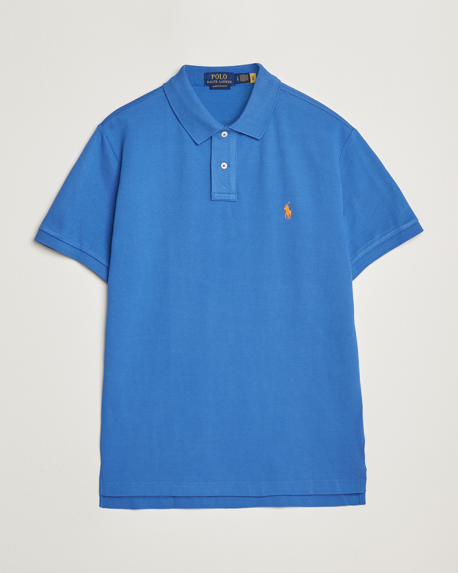 Mies | Pikeet | Polo Ralph Lauren | Custom Slim Fit Polo New Iris Blue