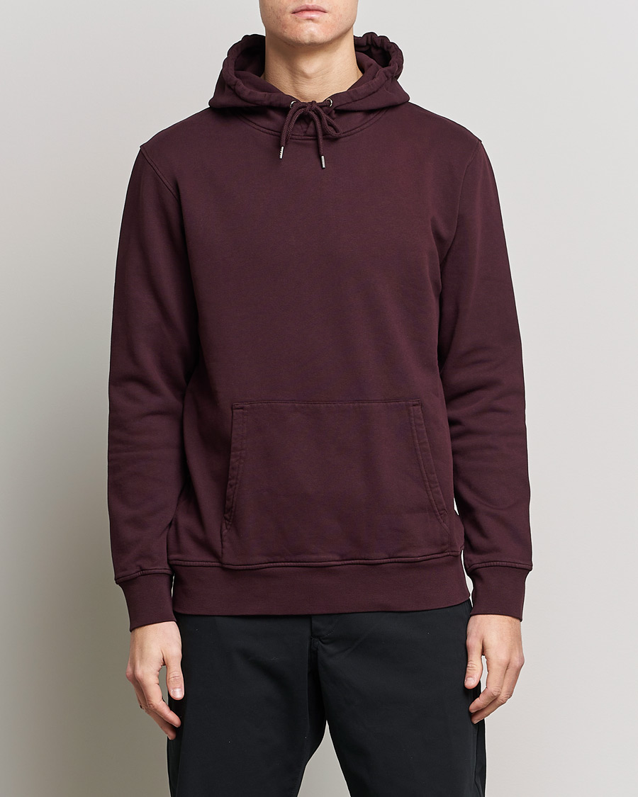 Mies | Puserot | Colorful Standard | Classic Organic Hood Oxblood Red