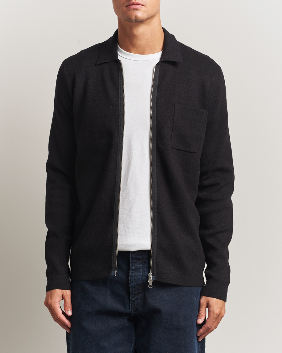 Mies | Puserot | Samsøe Samsøe | Guna Full Zip Black