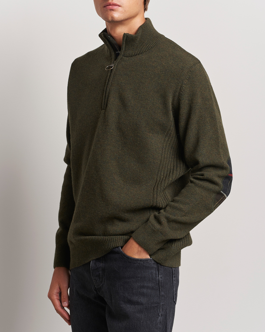 Mies |  | Barbour Lifestyle | Holden Half Zip Olive Marl